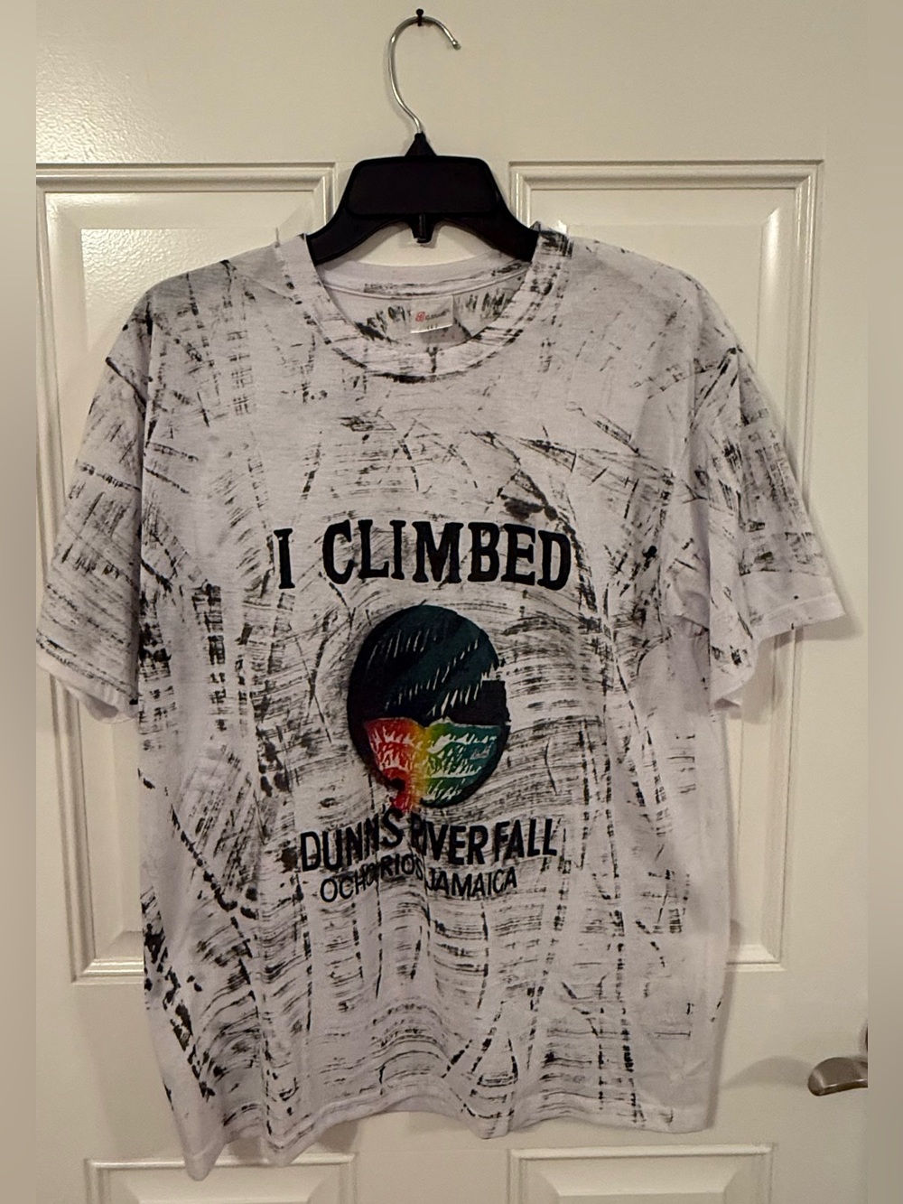I Climbed Dunn's River Fall Graphic Tee - White